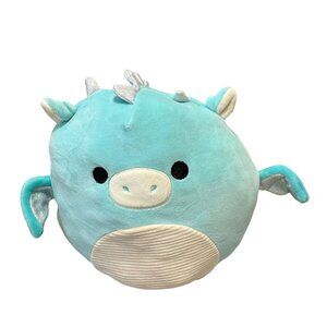 Flip-A-Mallows By Squishmallows Reversible Dragon & Dinosaur Plush Toy 12" Blue